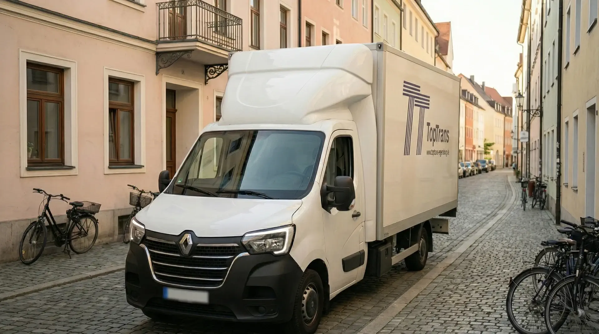 TopTrans Regensburg Transporter im Einsatz