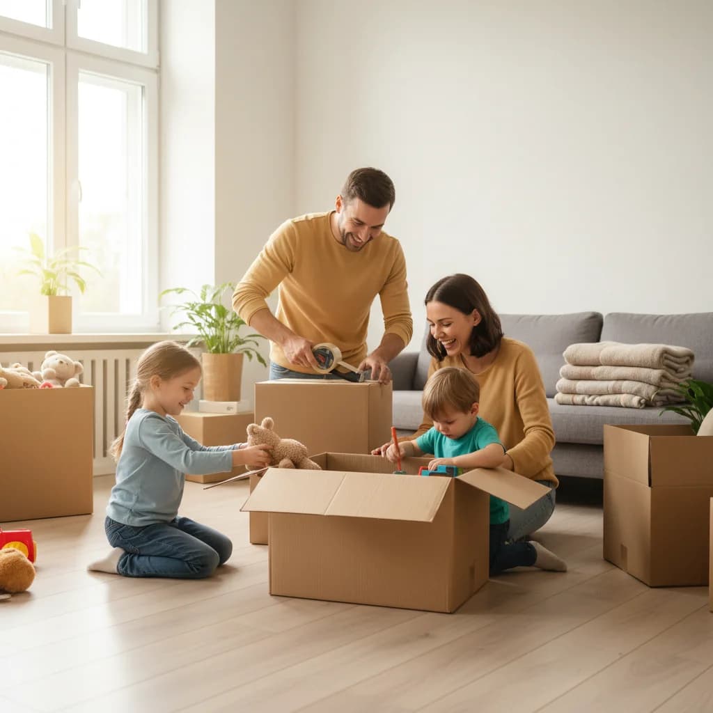 Umzug mit Kindern: So gelingt der Familienumzug stressfrei